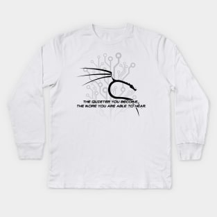 Backtrack Kali Dragon and Tagline Kids Long Sleeve T-Shirt